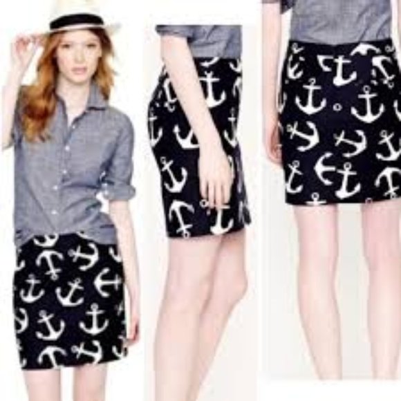 J. Crew Factory Dresses & Skirts - J. Crew Factory Anchor Skirt